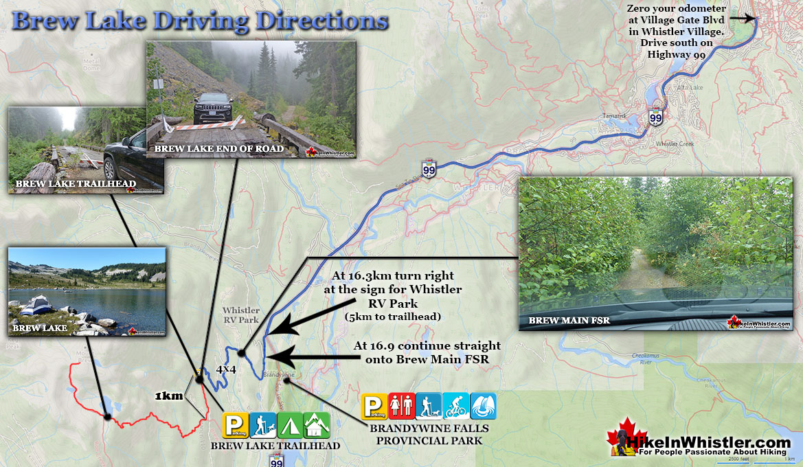 Brew Lake Directions Map v3