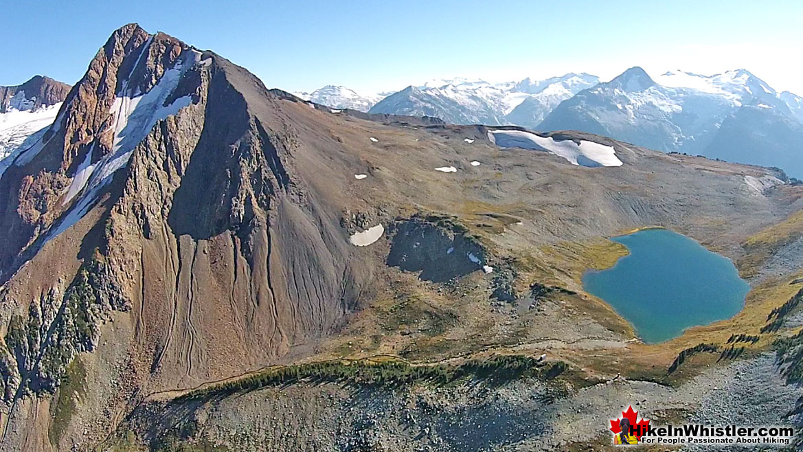 Aerial View of The Fissile and Russet Lake