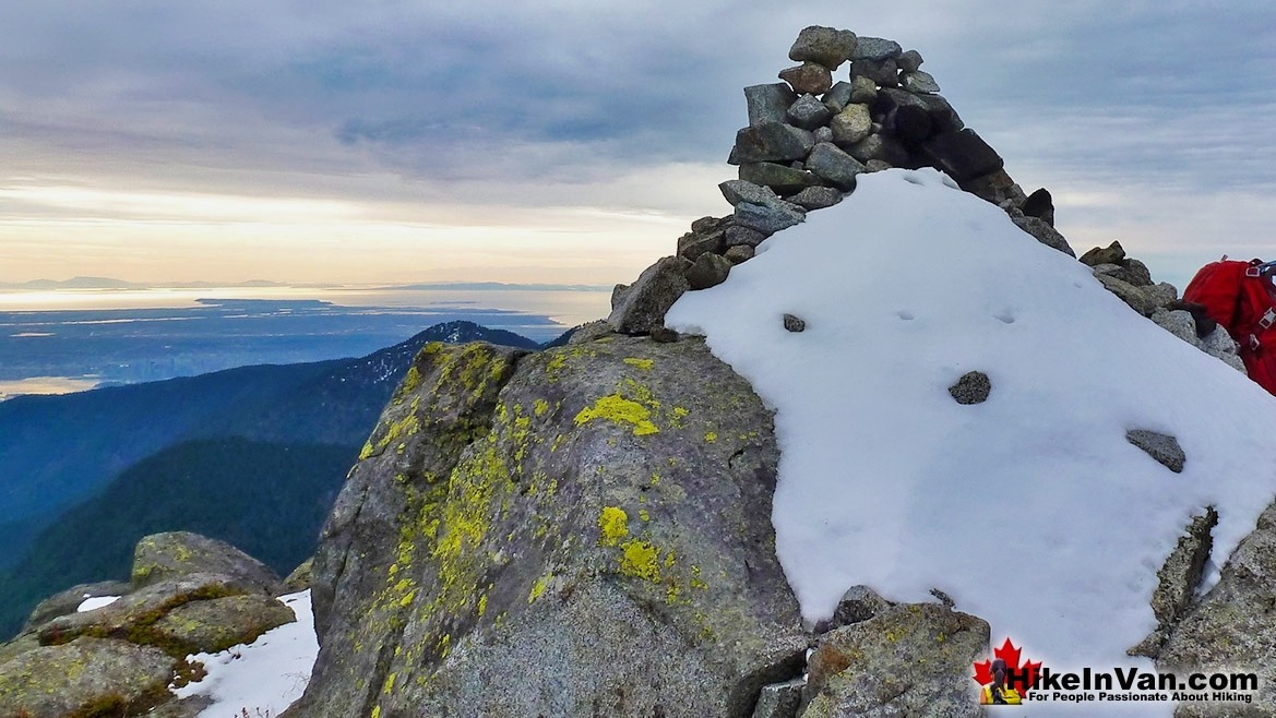 The West Lion Summit Cairn