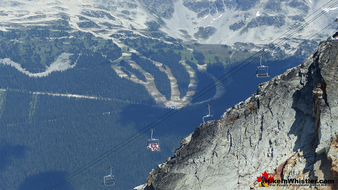 Peak Express Chair on Whistler Mountain